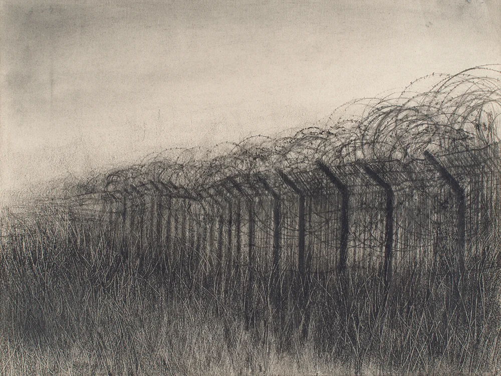 CNAAN (series) , 2016, graphite and charcoal on paper, 20x30 cm