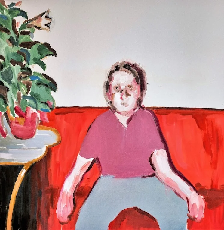 Passing Time (Without You), 2017, Oil on Canvas, 36x36"