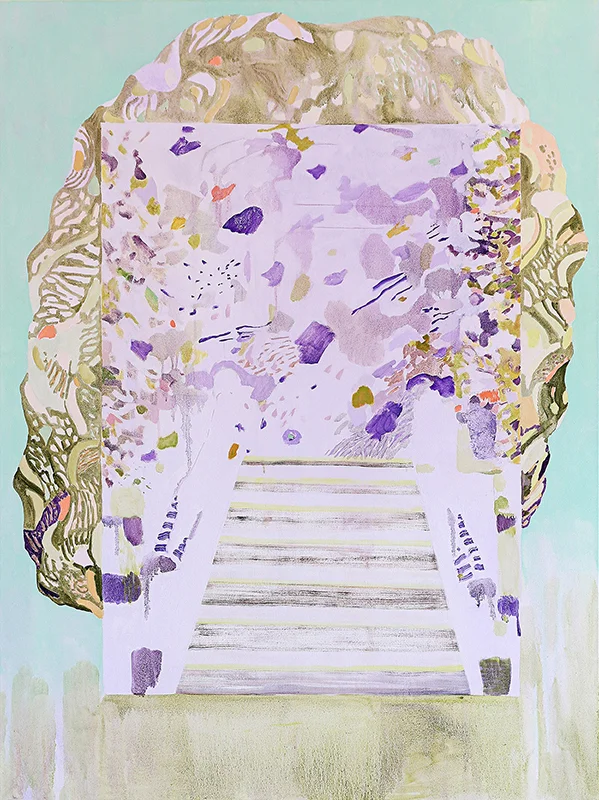 Eubouleus, south of Clarendon, 2017, oil and synthetic polymer paint on canvas, 47x36in