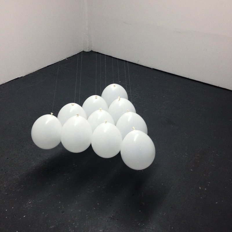   Balloons,  Balloon, string Variable installation, 2014 