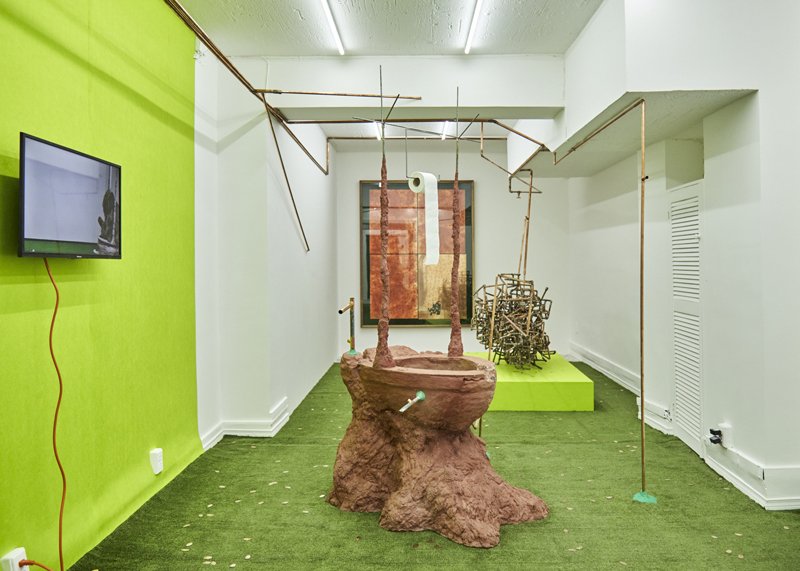   and a garden, the machinery of disbelief, and...  , installation view, 2021 