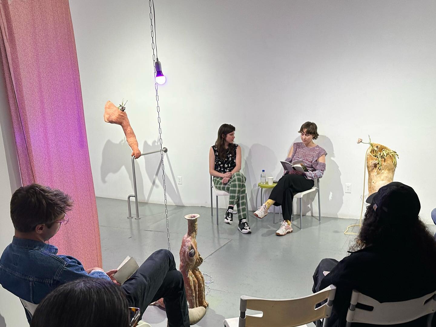 Thank you to everyone who came by last night for the closing reception of &lsquo;Doctrine of Signatures&rsquo;!🌷Artist Nicki Cherry (@nicki__cherry) discussed their work with Dominika Tylcz, and launched the exhibition catalogue for the show, with t