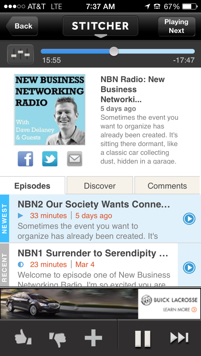 how to subscribe to podcasts using Stitcher