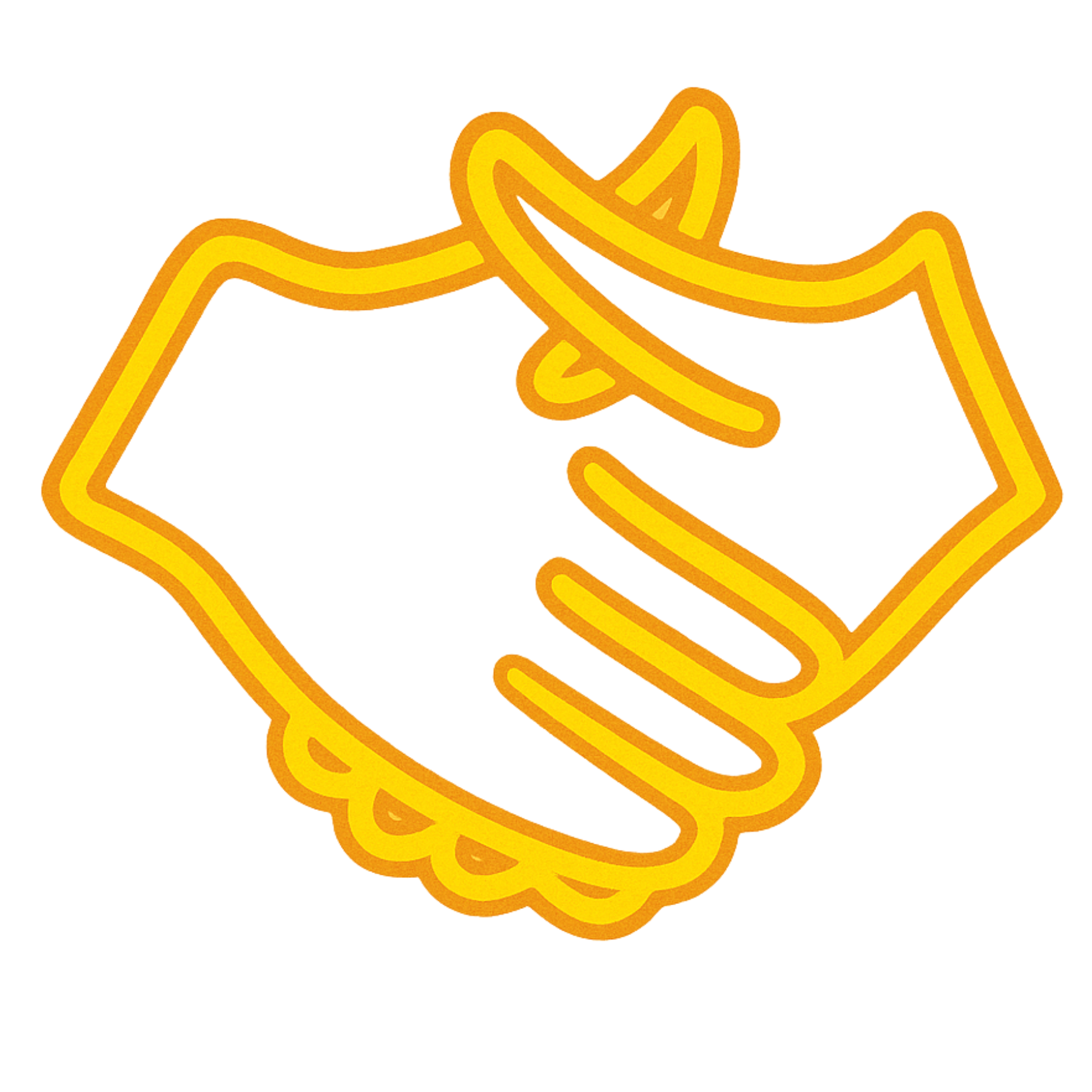 Root Down hands icon