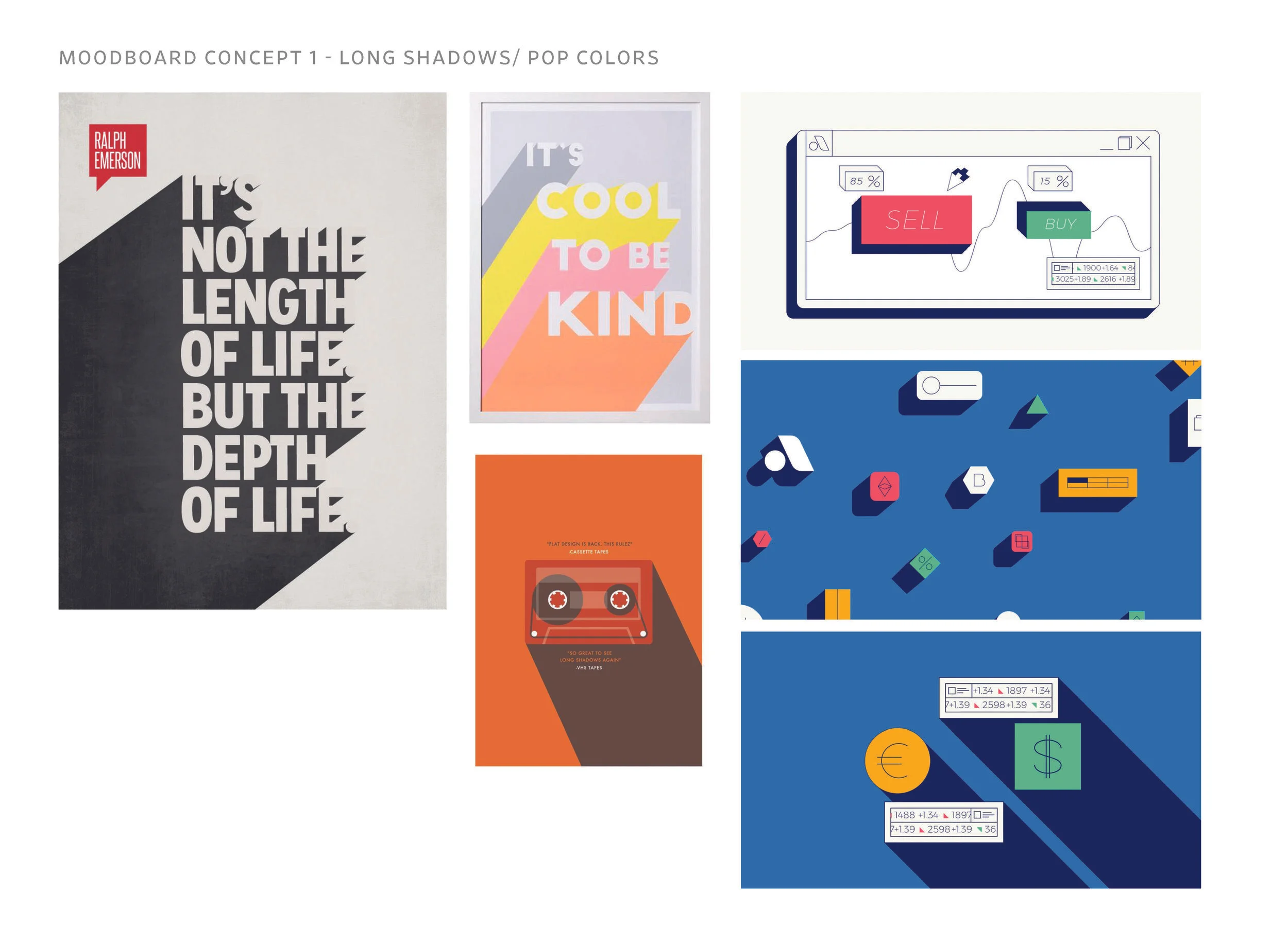 Initial moodboard chosen by the client.