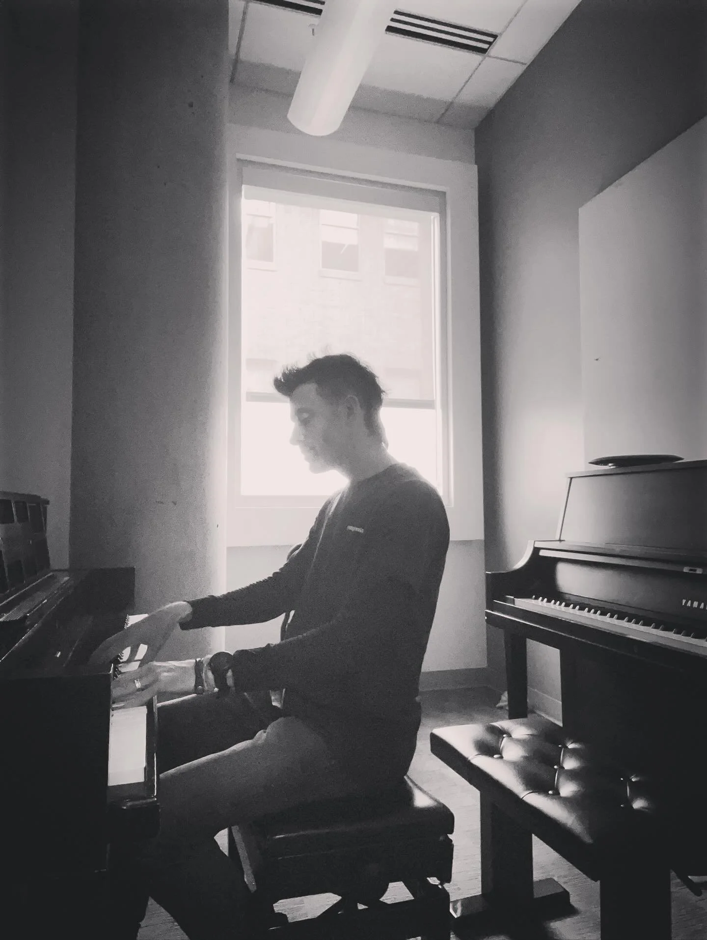 Walked into the MacPhail Center for Music here in Minneapolis.. told them I played a show at the Dakota last night, and I&rsquo;m just looking for a quiet place to write. They gave me this beautiful room, no charge or questions asked&hellip;. just to