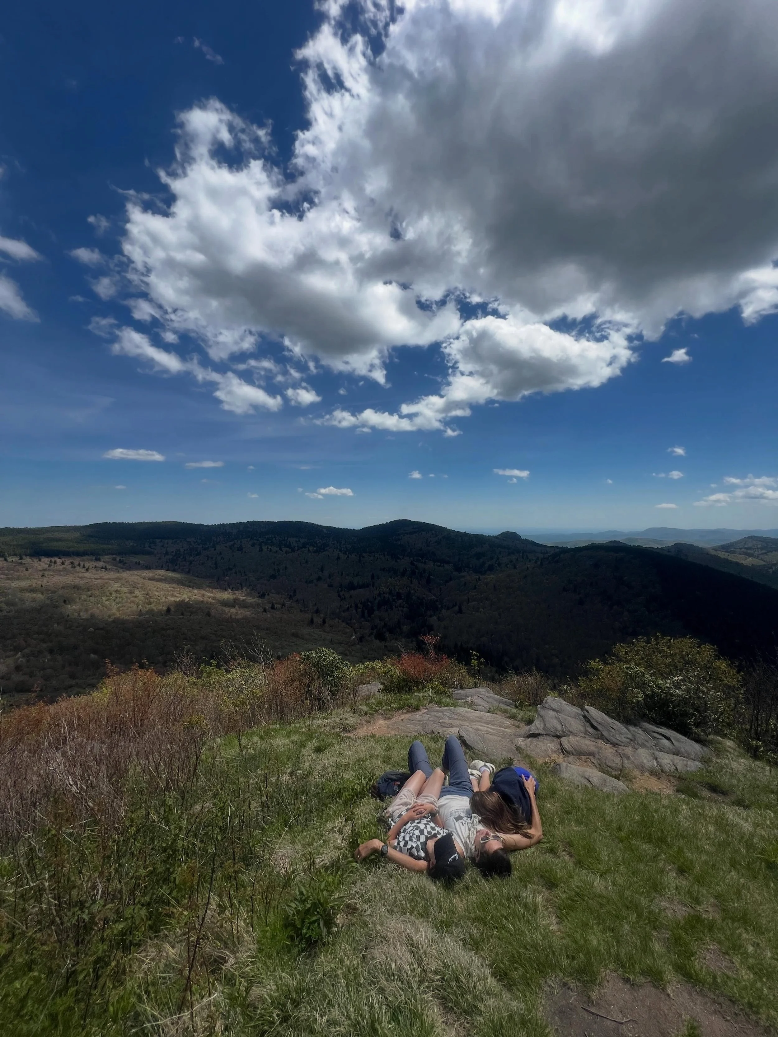Drove about 40 miles from home today for my wife&rsquo;s Mother&rsquo;s Day request:) ... to hike near Black Balsam, NC. Got the best weather, made a fire on top, brought s&rsquo;mores, and Georgie too :) Feeling very grateful for it all. Happy mothe