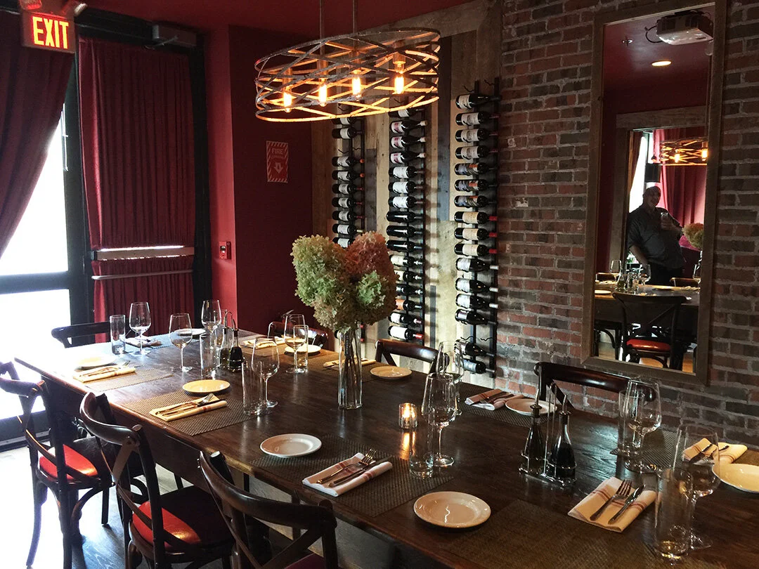 restaurant designer private dining room