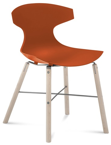 Telsa Modern Wood Restaurant Chair