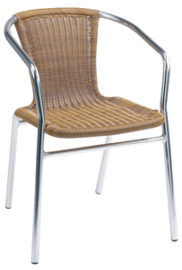 Modern Wicker Restaurant Chair