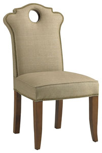  love Displayed In:&nbsp;Fruitwood wood finish  Optional: Nailhead trim   Dimensions:   W: 25″  D: 27″  H: 43″ 