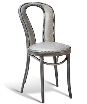 Interlace Padded-Back Cafe Chair