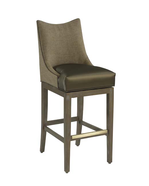 Allen Upholstered Swivel Barstool