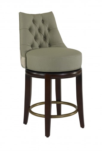 Clarity Designer Counter-Height Barstool