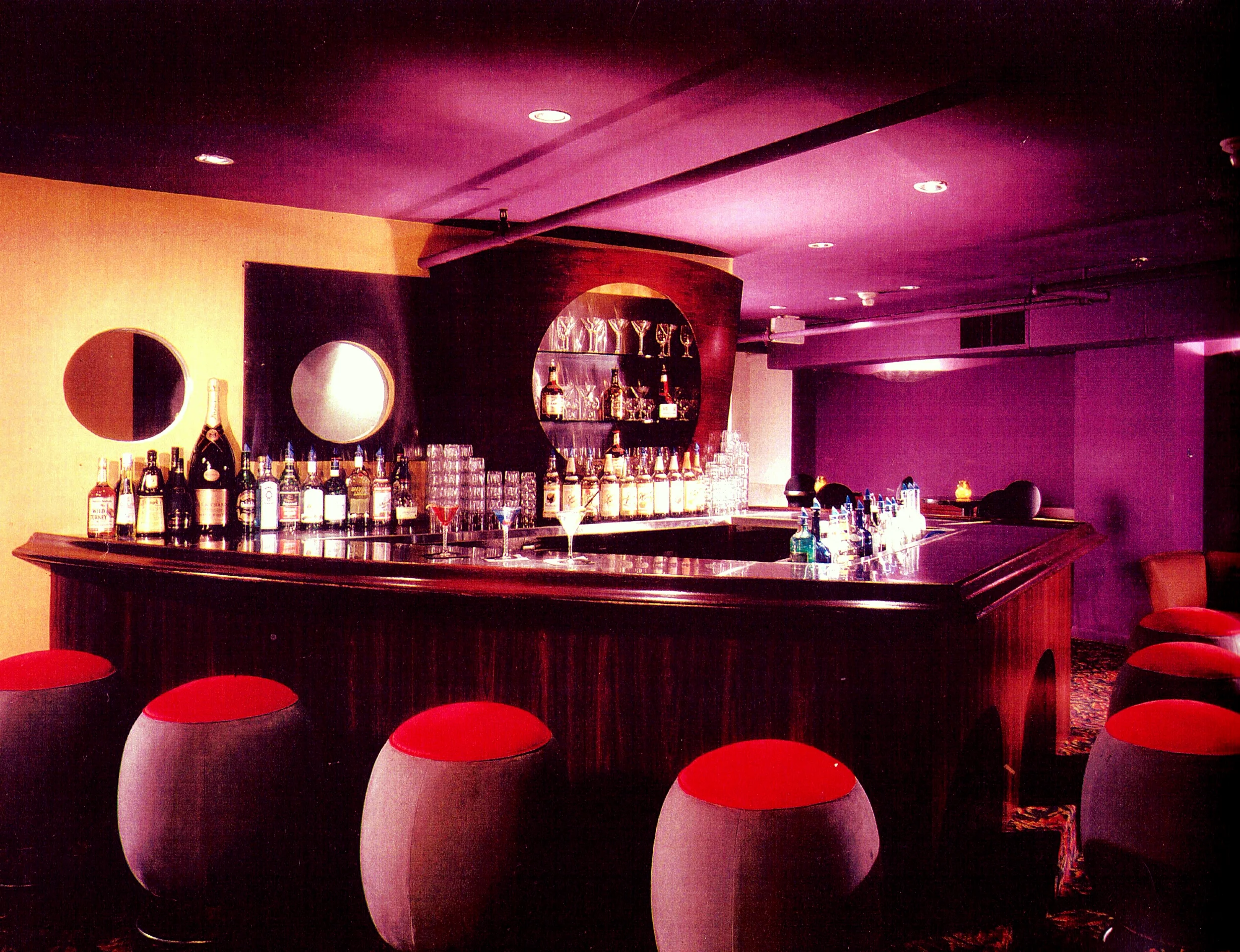 Gentlemen's Club bar by designer Raymond Haldeman