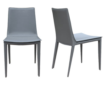 Leather Covered Dining Chair