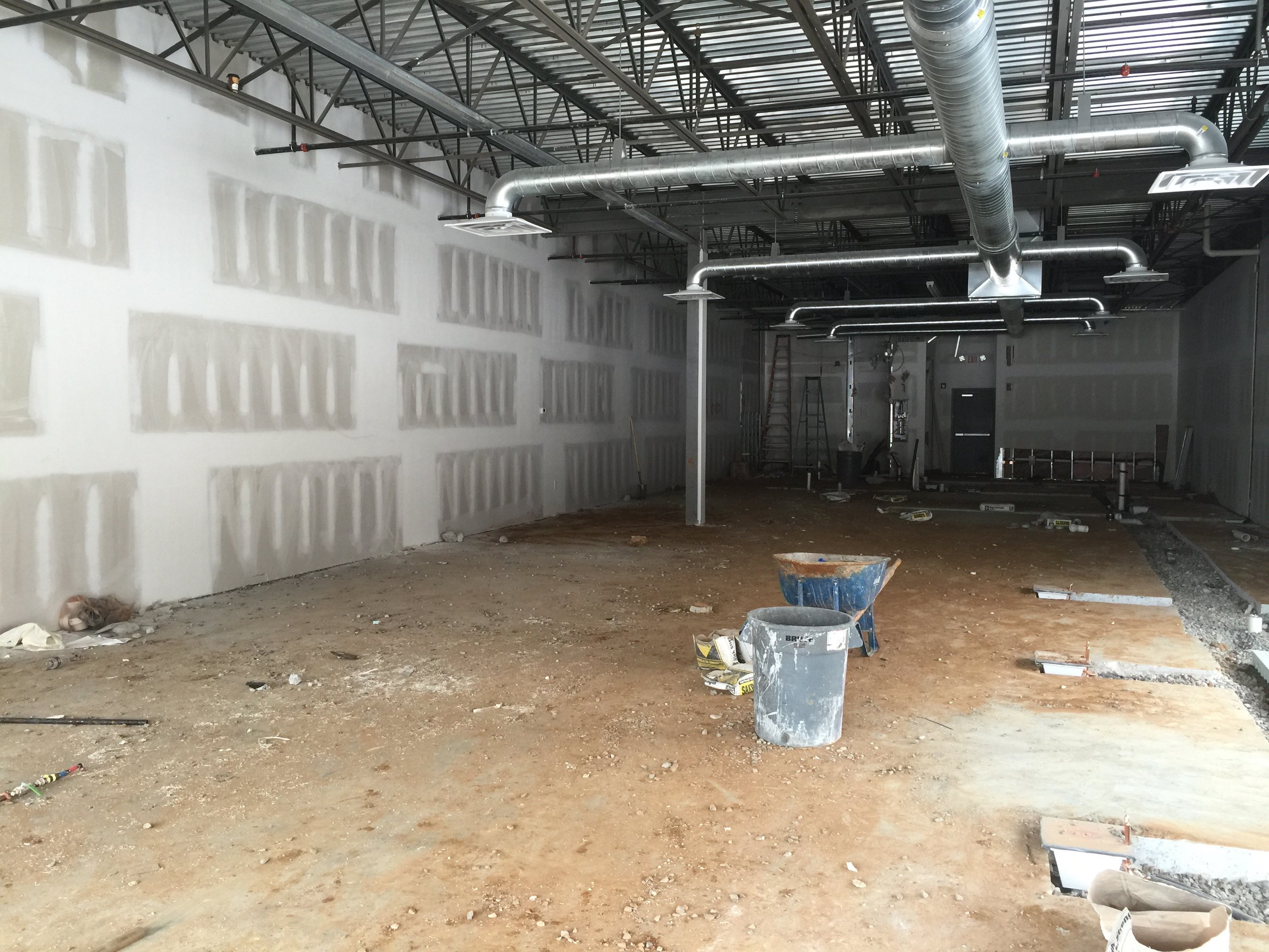 Raw Space Before Build-Out