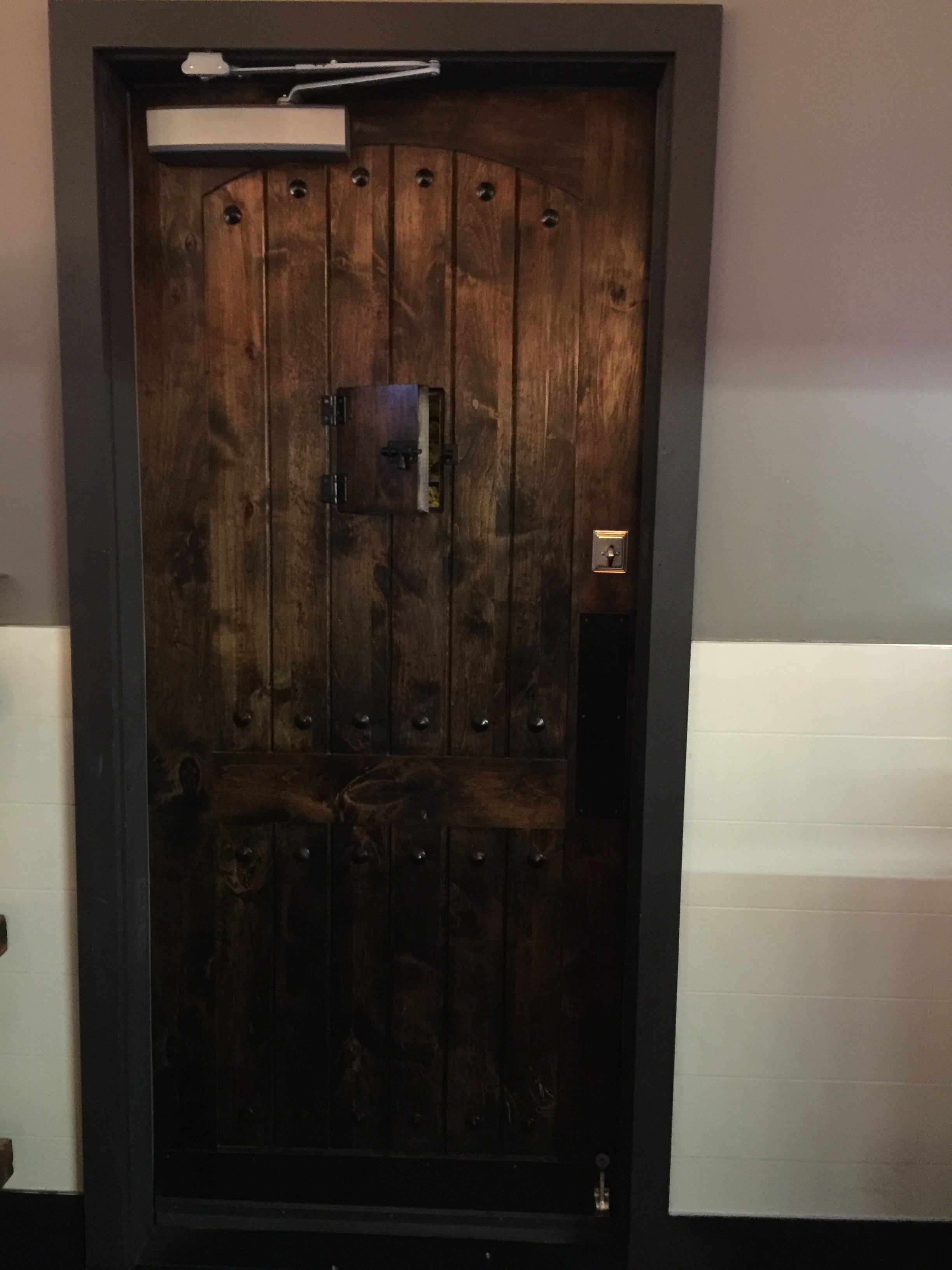 Custom Crafted Exit Door