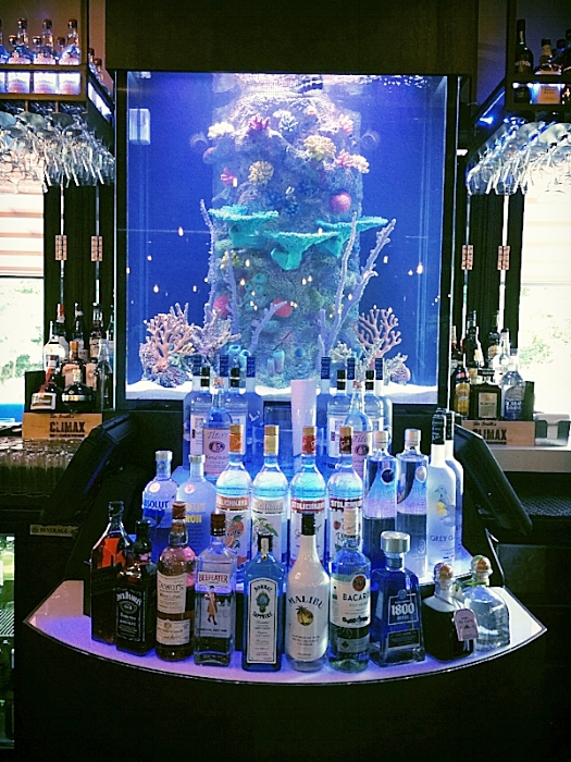 Restaurant Designers Aquarium Bar Display