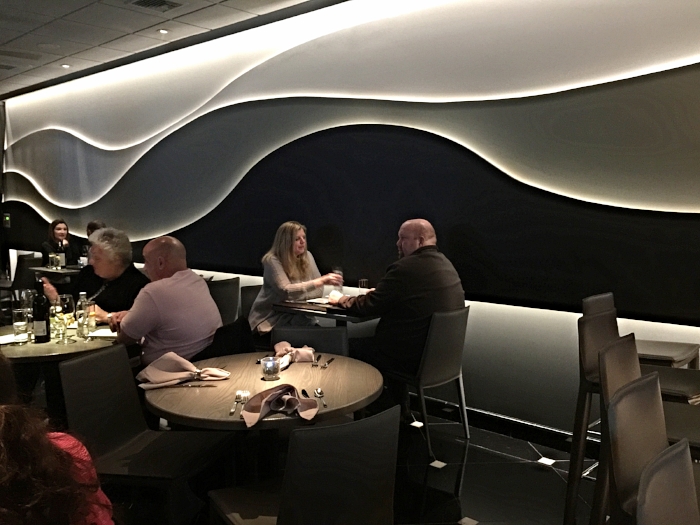 Raymond Haldeman Restaurant Designer's Wave Wall