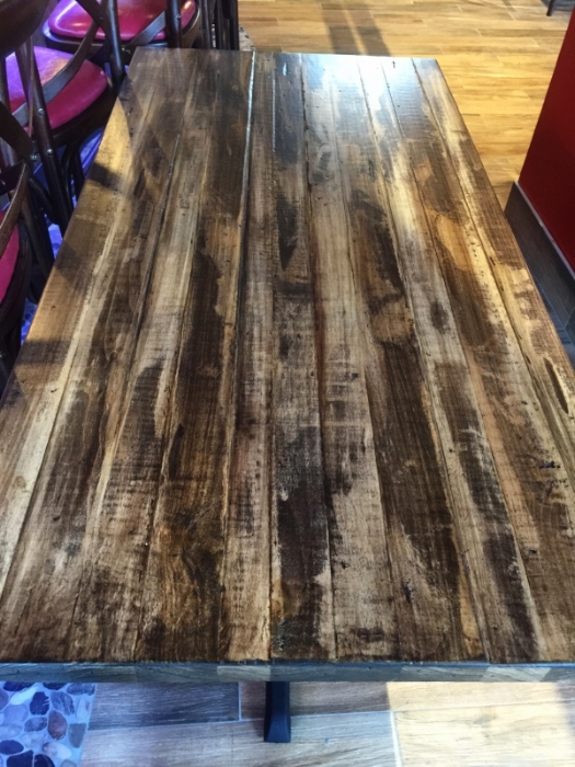 restaurant designers custom table