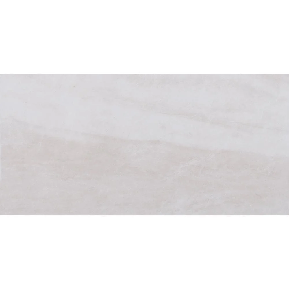 Regale Cream 12 in. x 24 in. Glazed Porcelain Floor and Wall Tile (16 sq. ft. / case) House Bathroom &amp; Apt Kitchen