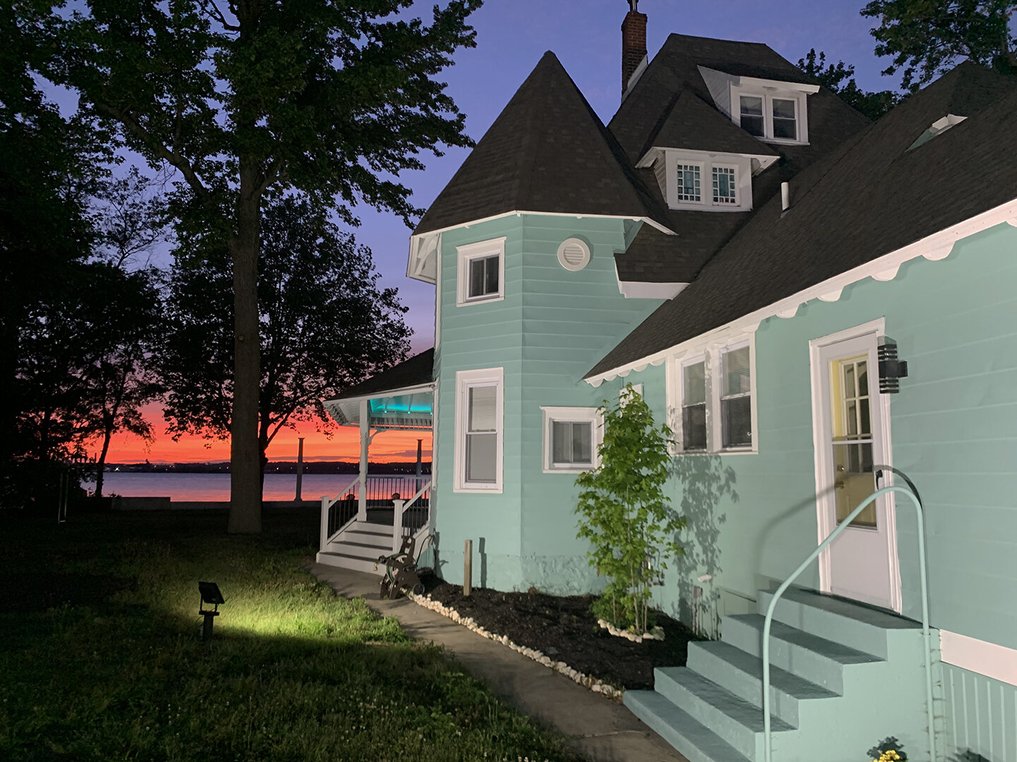 Sunset at Raymond Haldeman's Estate (Copy)