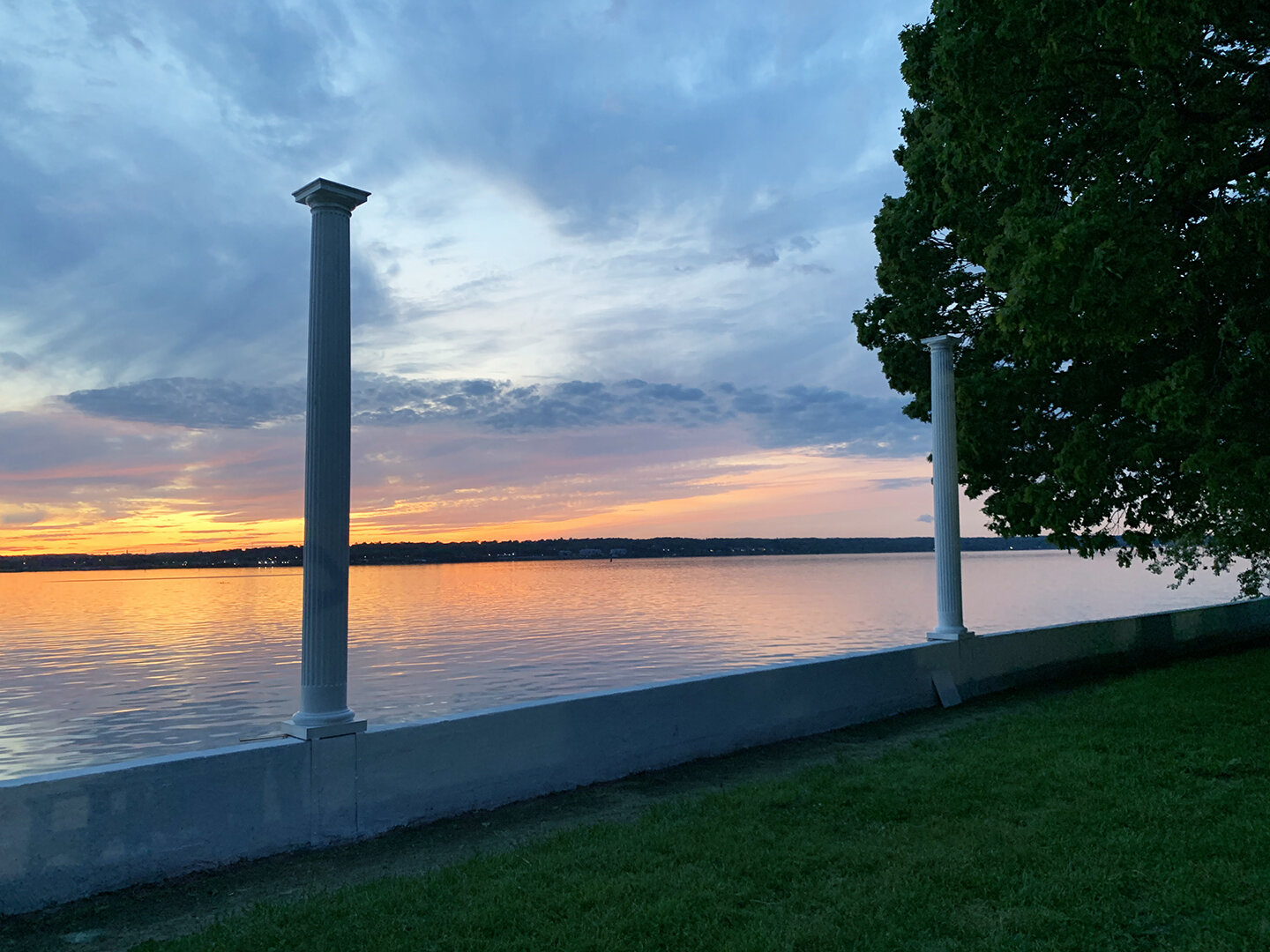 Sunset at Raymond Haldeman's Estate (Copy)