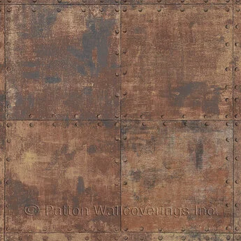 WALLPAPER ABOVE WAINSCOATING