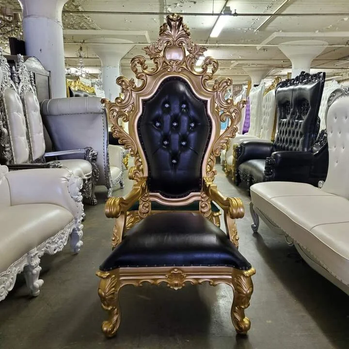 ORDER (1) THRONE.  PLACE CHAIR IN FRONT OF MURAL IN RIGHT CORNER AS INDICATED ON PLAN
