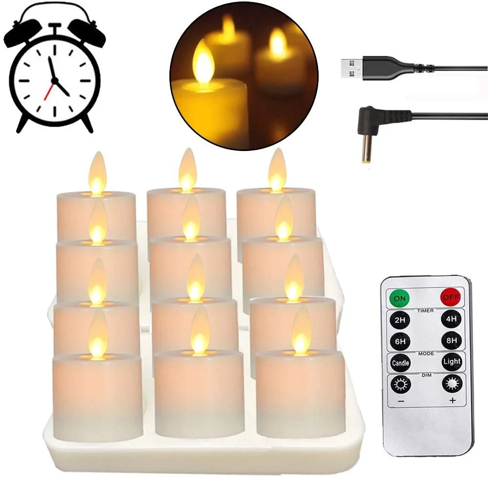Rechargeable with Timer (2) sets for inside