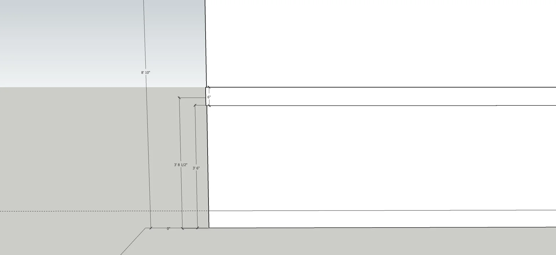 COVER WITH 1’ X 6’ OR 1’ X 8”  (WOOD OR MDF)  FINISHED HEIGHT IS 48” AS SHOWN ABOVE