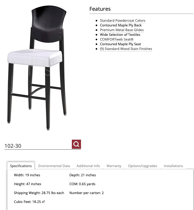 BARSTOOL STYLE