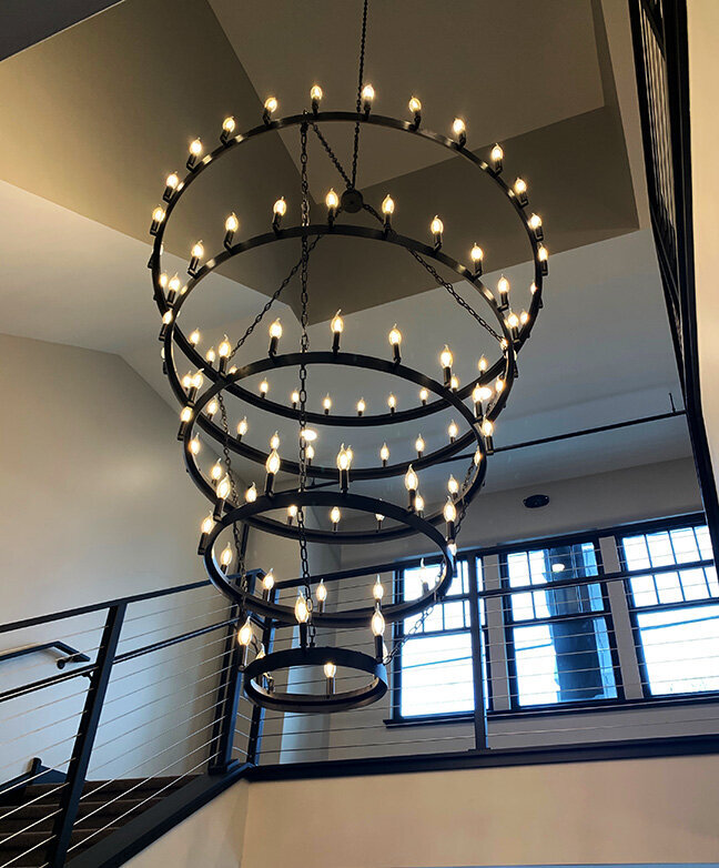 restaurant design chandelier