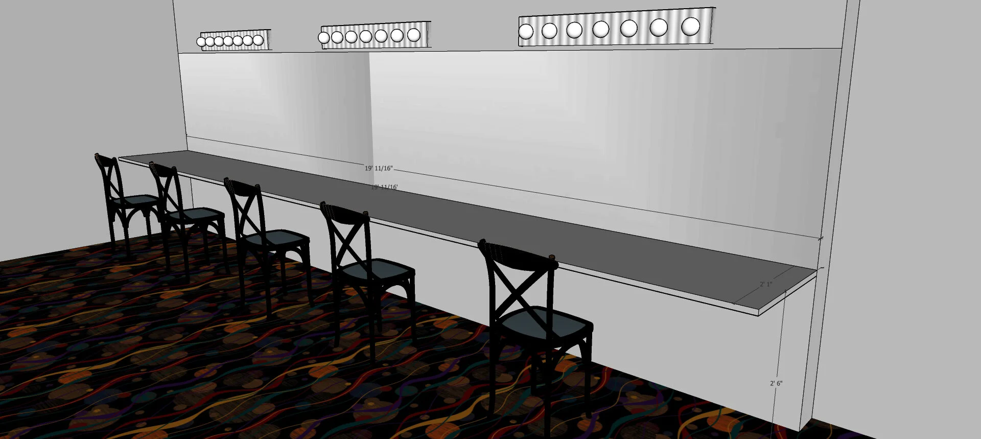 MAKE-UP COUNTER 1
