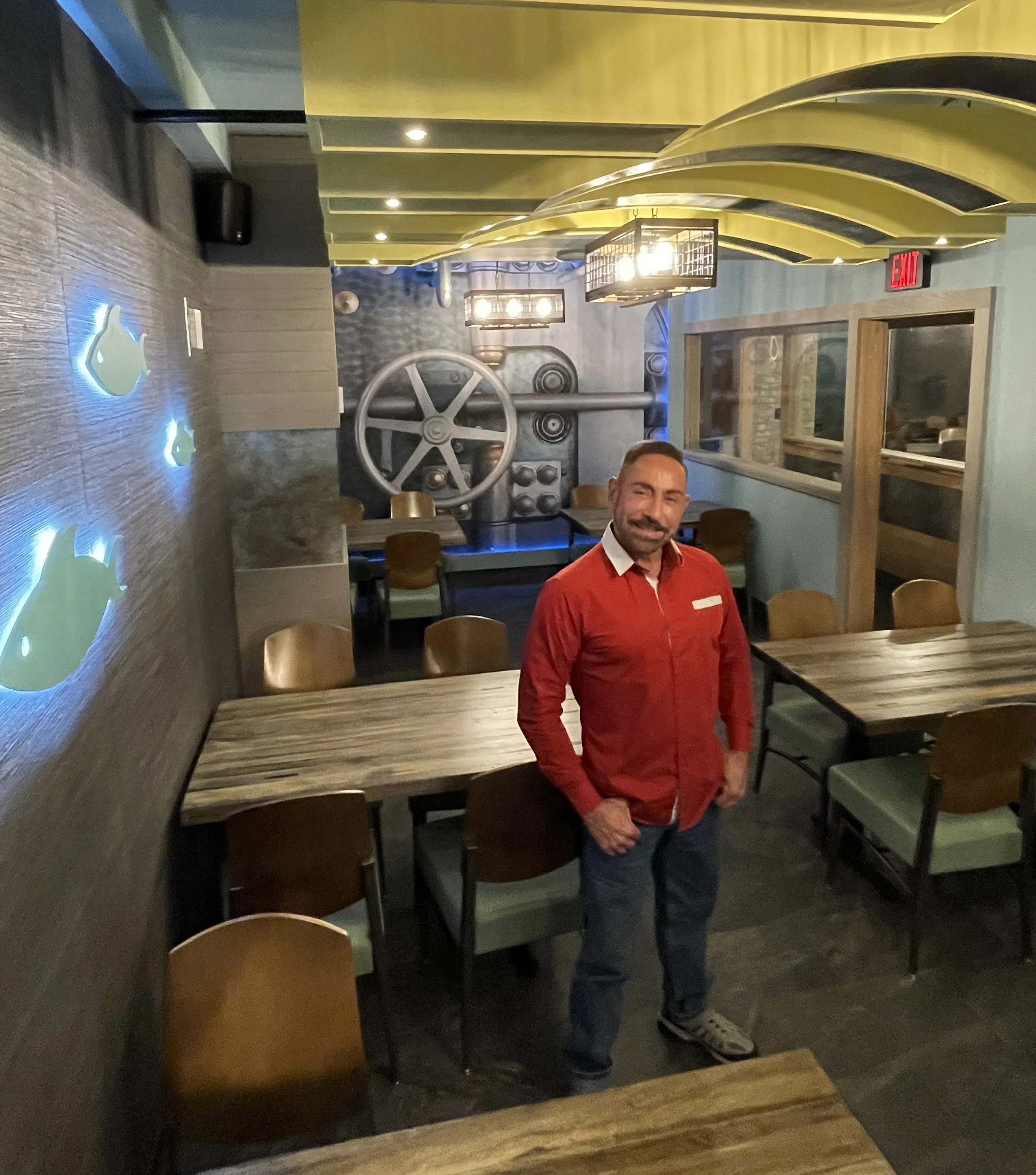 Raymond Haldeman below deck