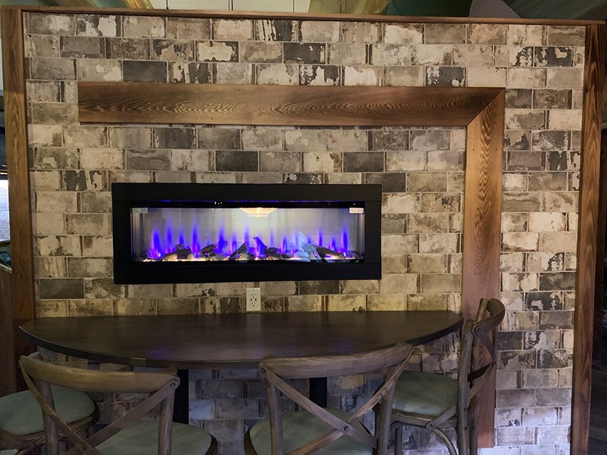 Restaurant Fireplace Design