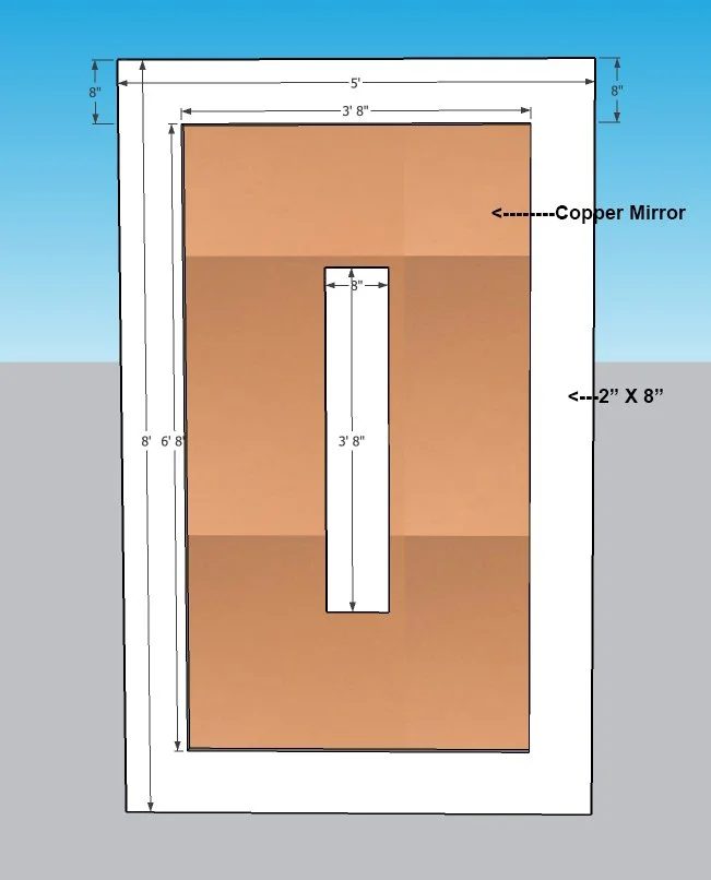 Back Bar Wall Mirrors (2)
