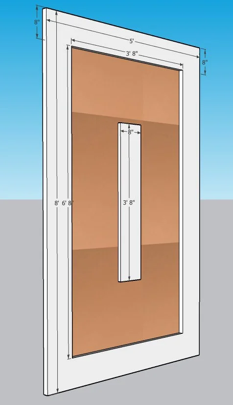 Back Bar Wall Mirrors (2)