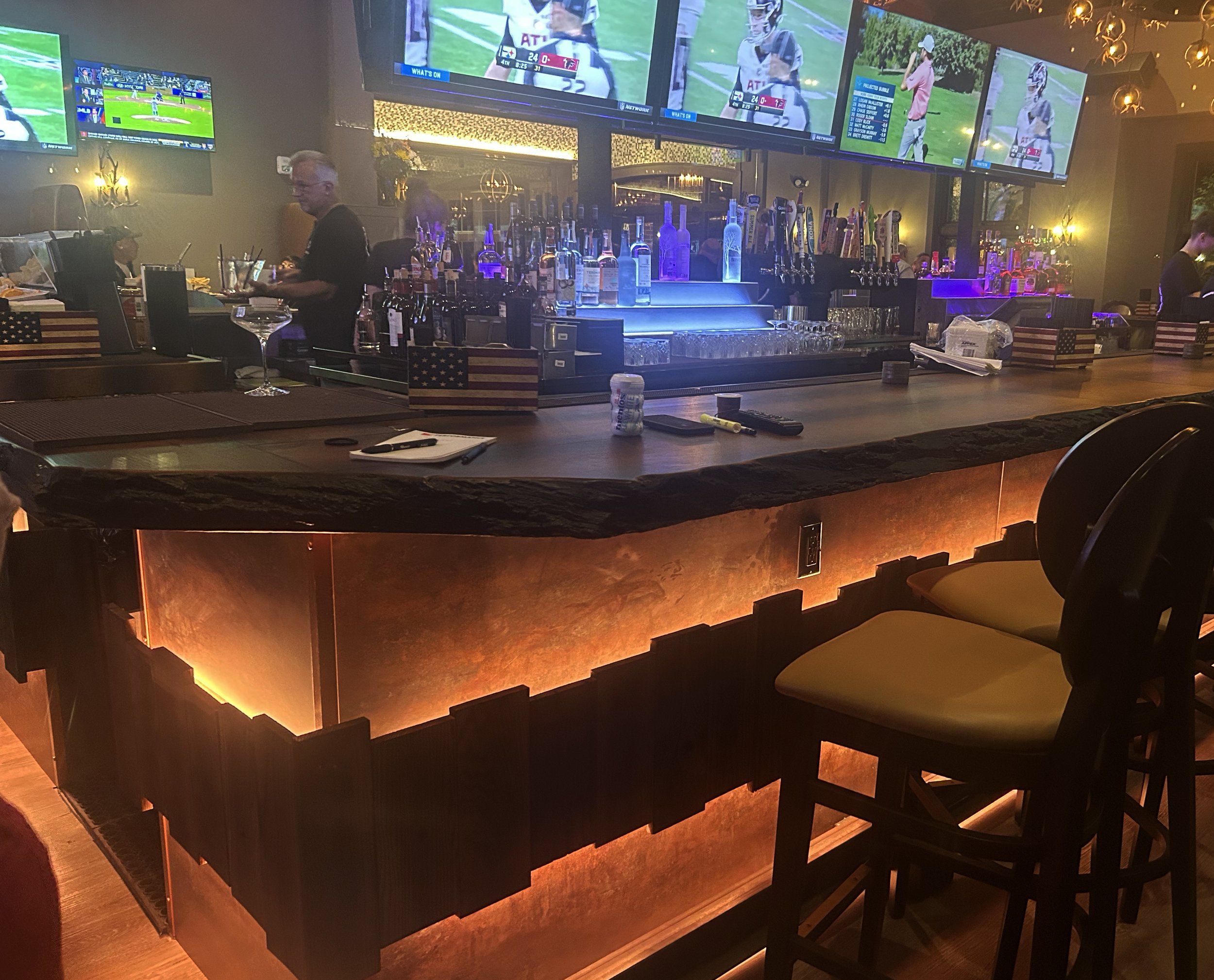 Custom Bar designed by Raymond Haldeman