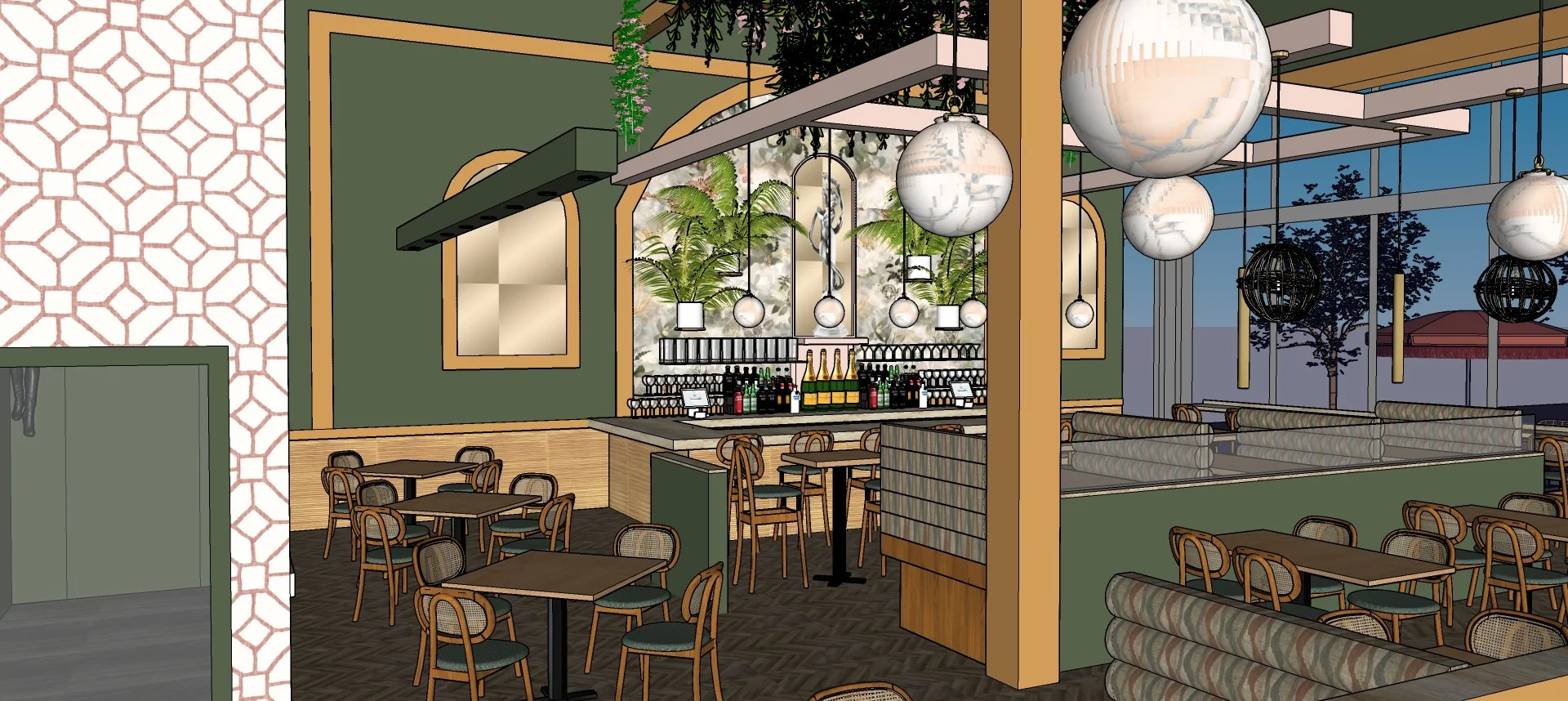 BAR &amp; DINING ROOM