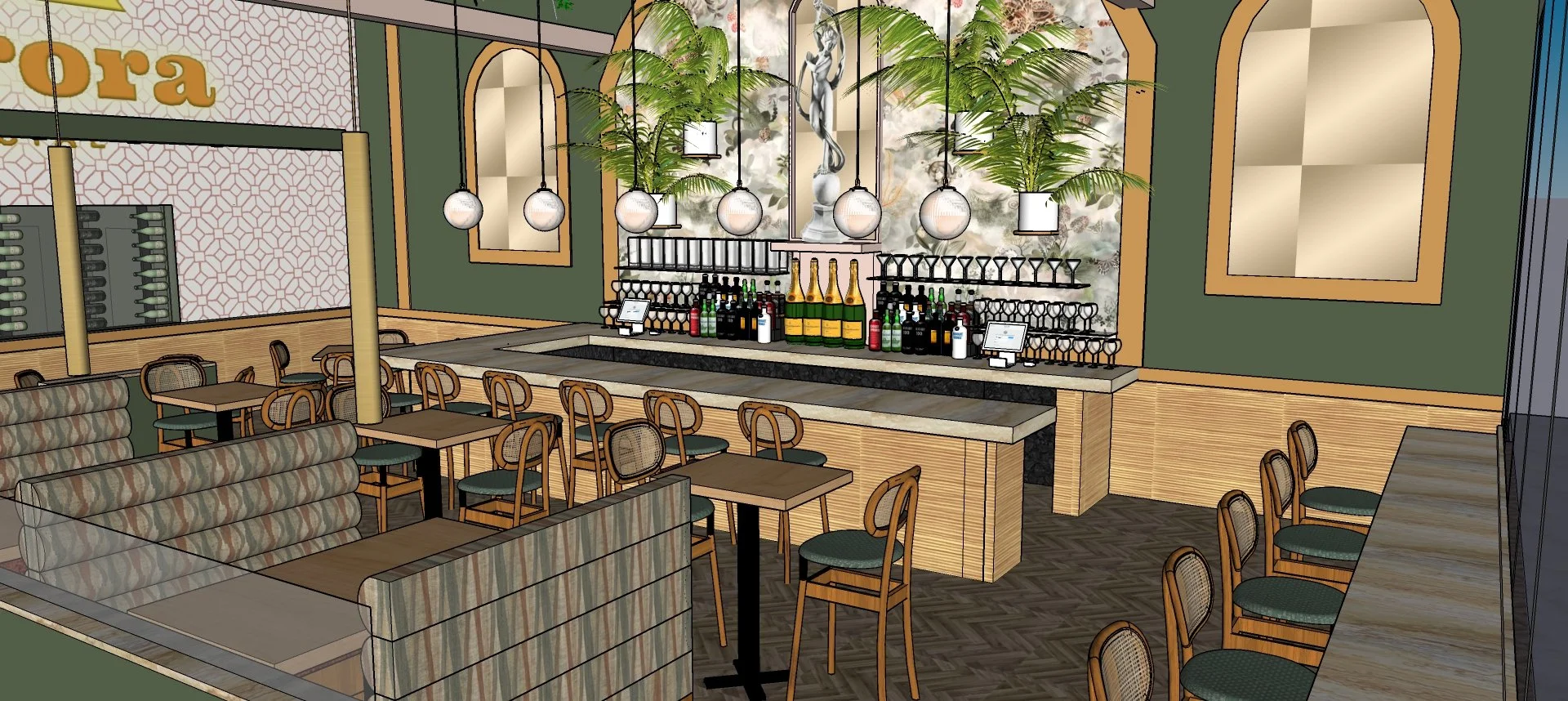 BAR &amp; HIGH TOP BAR SEATING