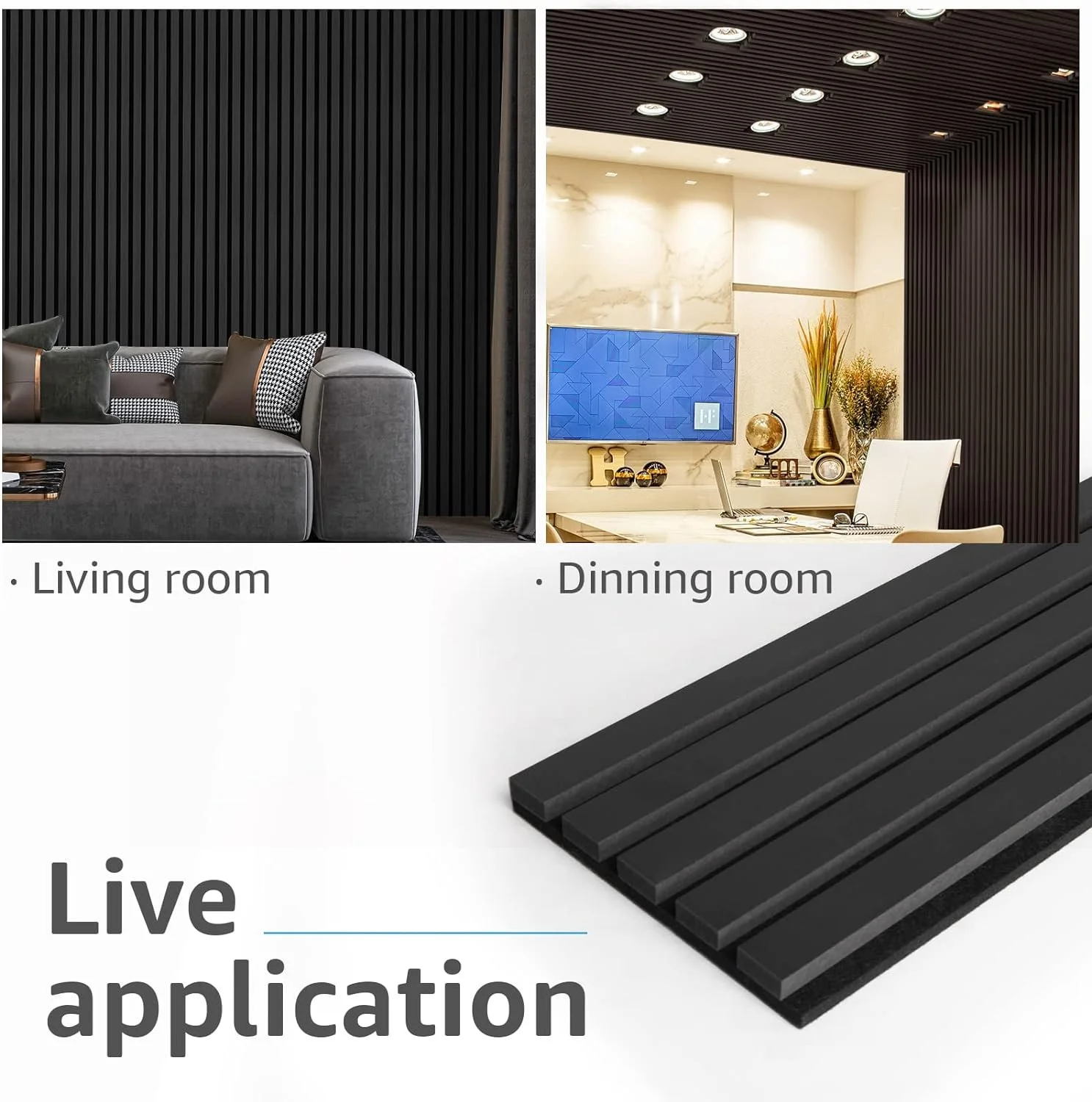 Acoustic Ceiling Panel BLACK