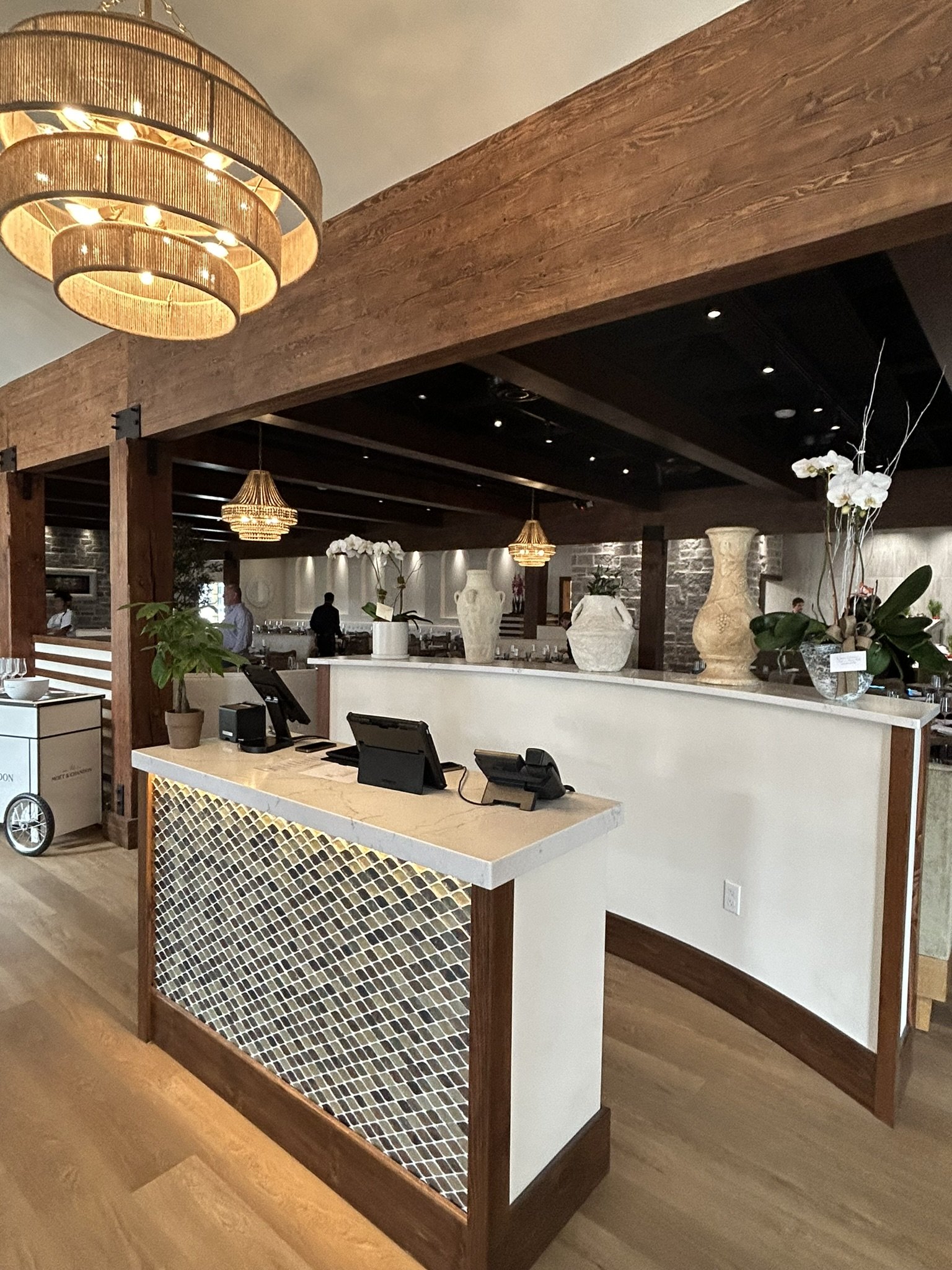 Naxos reception area design