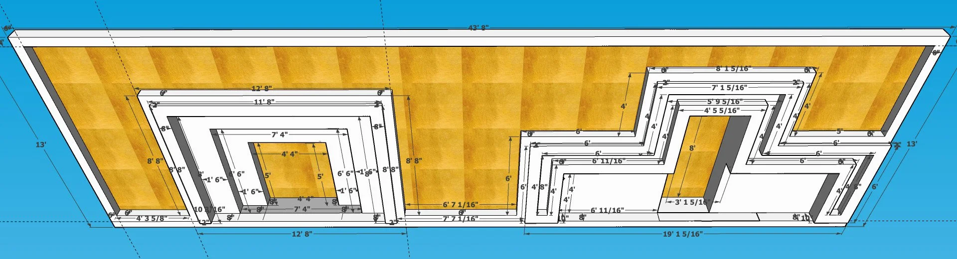 BAR & BUFFET ELEVATION PERSPECTIVE