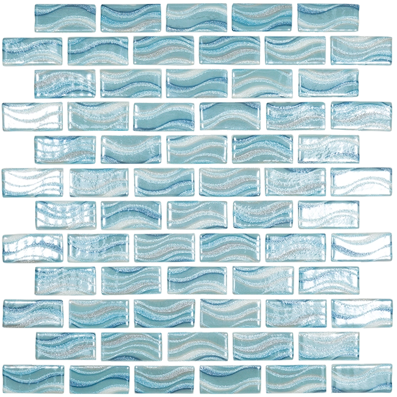 GLACIER BAR SKY BLUE 1"X2"