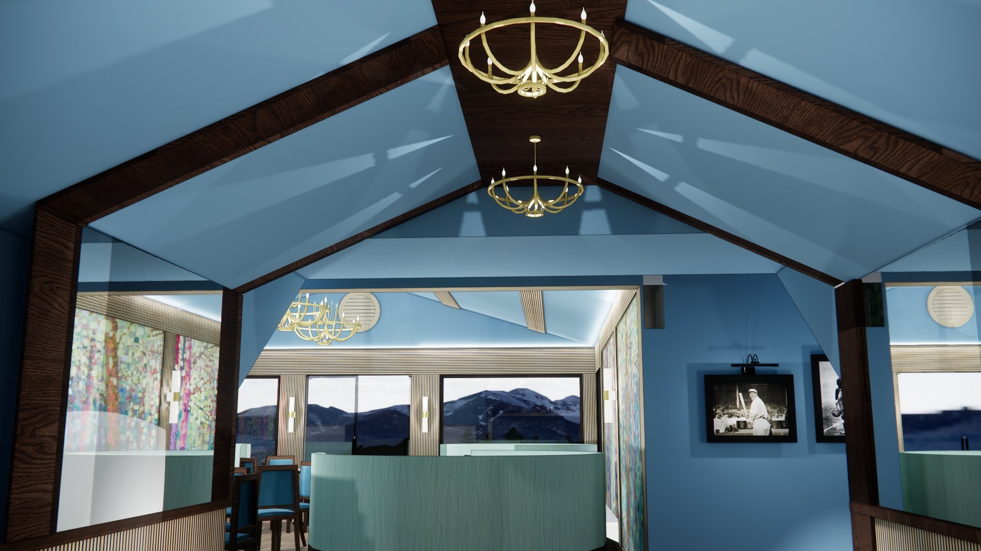 BAR ROOM CEILING BEAMS MISSING IN VIDEO ILLUSTRATED ABOVE