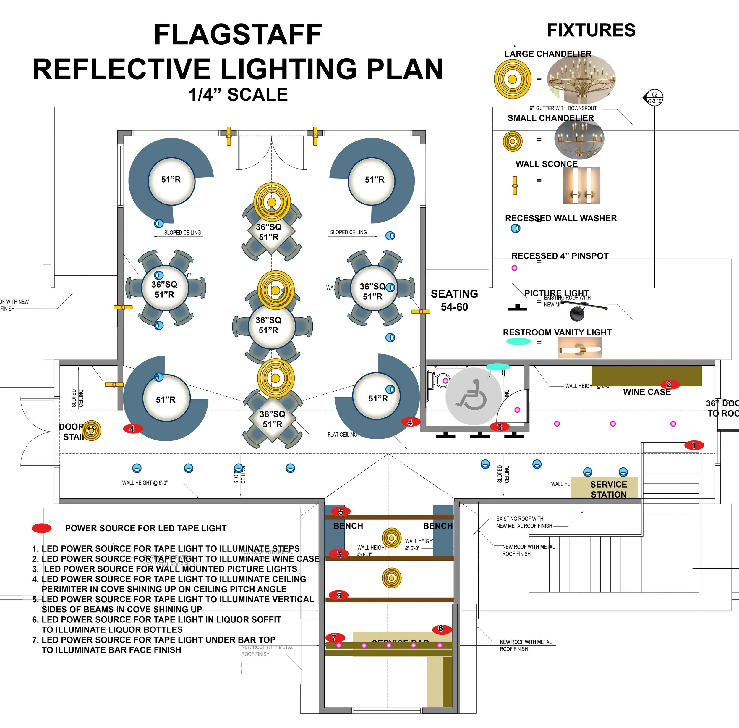 2ND FLOOR LIGHT PLAN