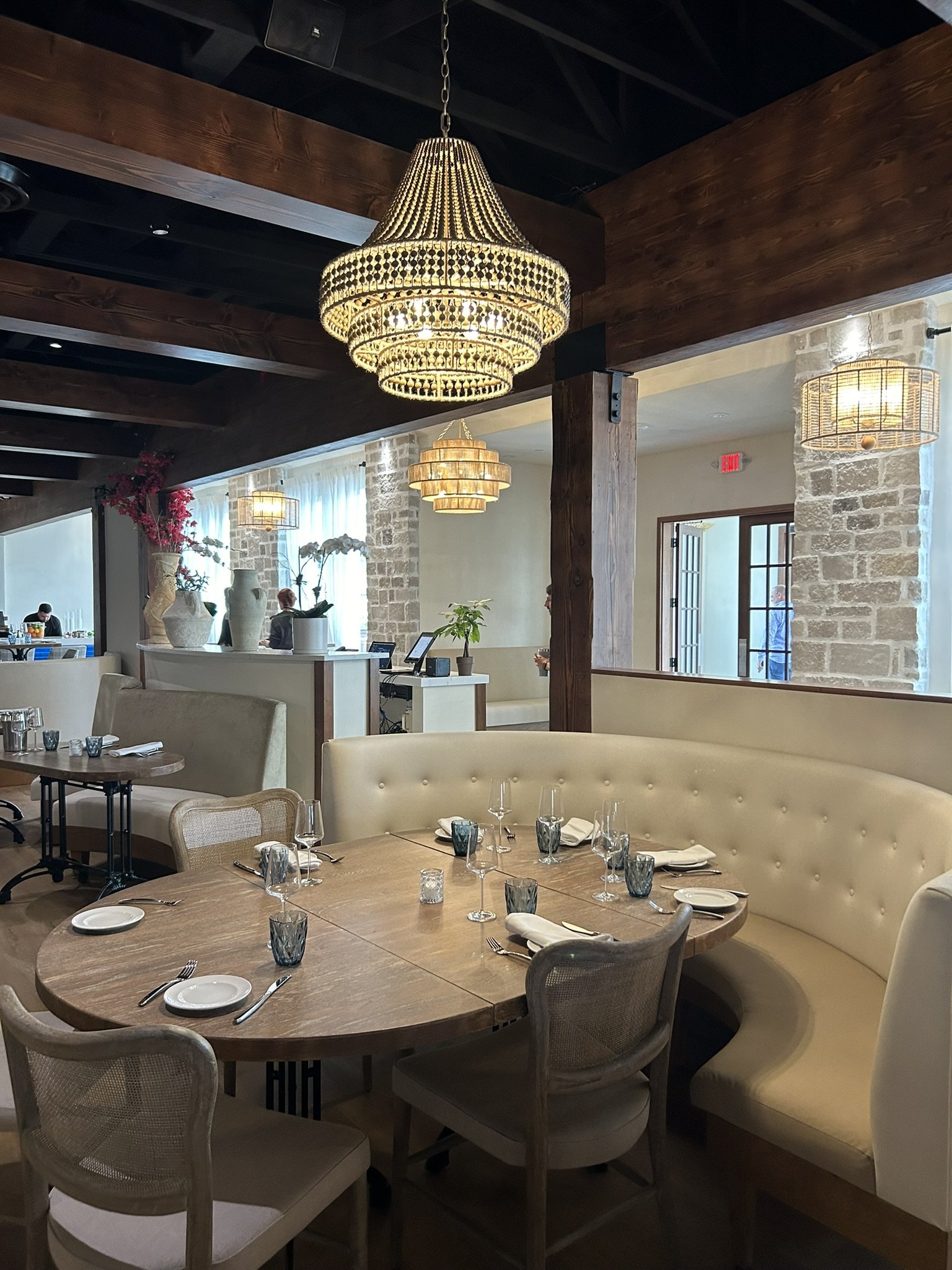 restaurant design at Naxos by Raymond Haldeman