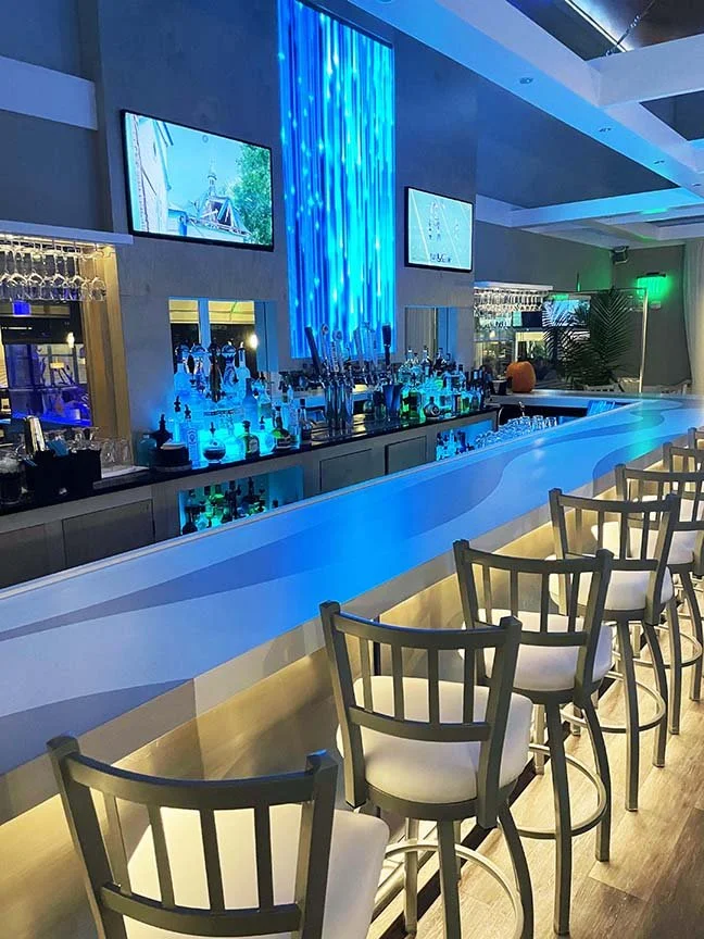 Fins New Eating Bar in Cape May, NJ by restaurant designer Raymond Haldeman